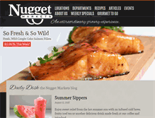 Tablet Screenshot of nuggetmarket.com